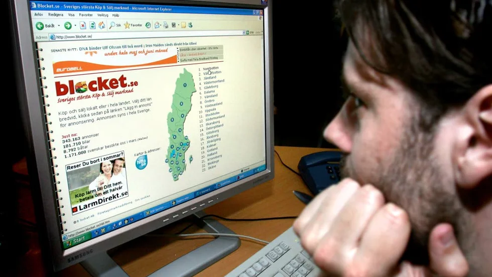 populärt. Några av de flitigaste Blocketanvändarna i landet finns i Norrbotten.