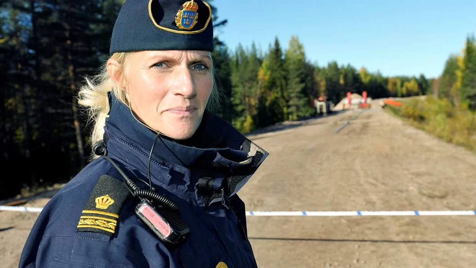 Bilister hårdgranskades. Veronika Utterström, yttre befäl vid polisen i östra Norrbotten.