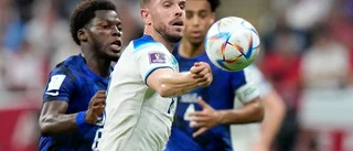 Segt England utbuat – mållöst mot USA