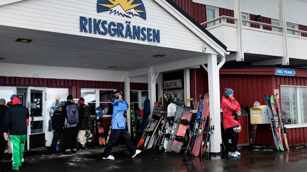 ASYLBOENDE. Den populära skidanläggningen Riksgränsen blir ett stort boende för asylsökande.