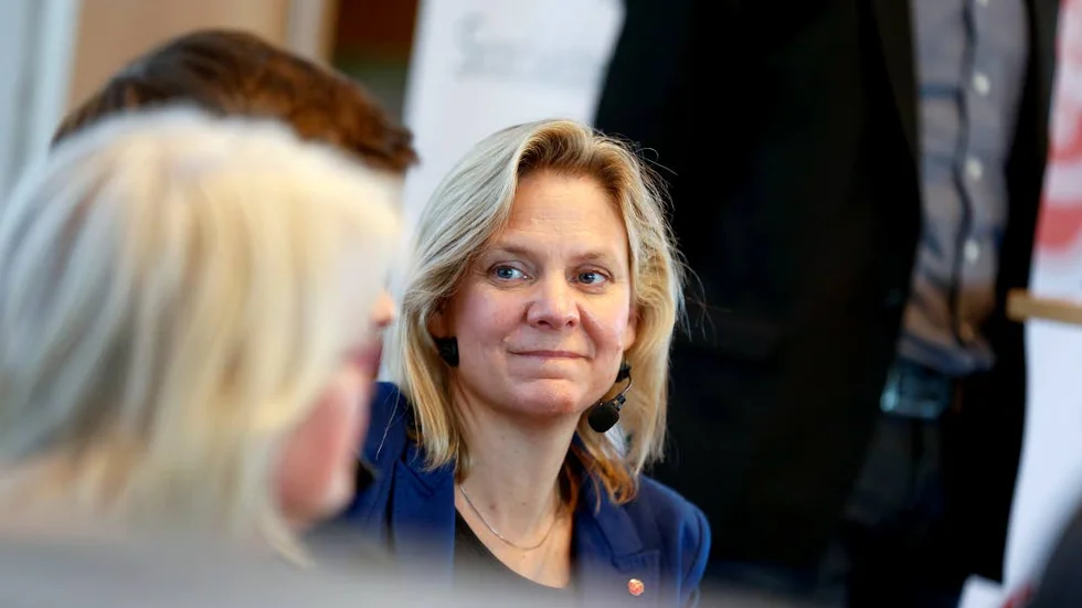 Magdalena Andersson kommer till Norrbotten nästa vecka.
