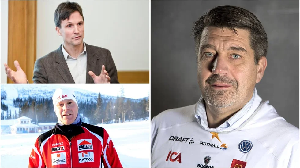 Johan Sares, till höger har hoppat av som längdchef. Varken för Niklas Jonsson eller Lars Öberg är tjänsten aktuell.