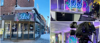 Här förbereds en "Idol"-studio – mitt på Storgatan i Luleå