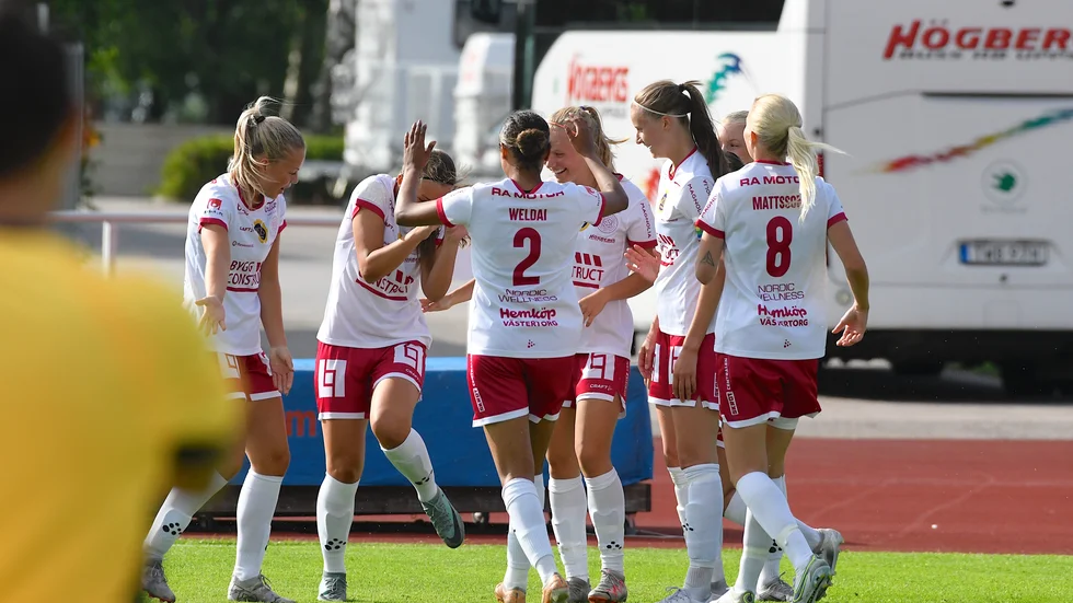 Leffler bjöd upp till dans efter första målet.