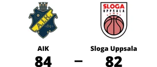 Sloga Uppsala vann semifinalen i Superettan mot AIK
