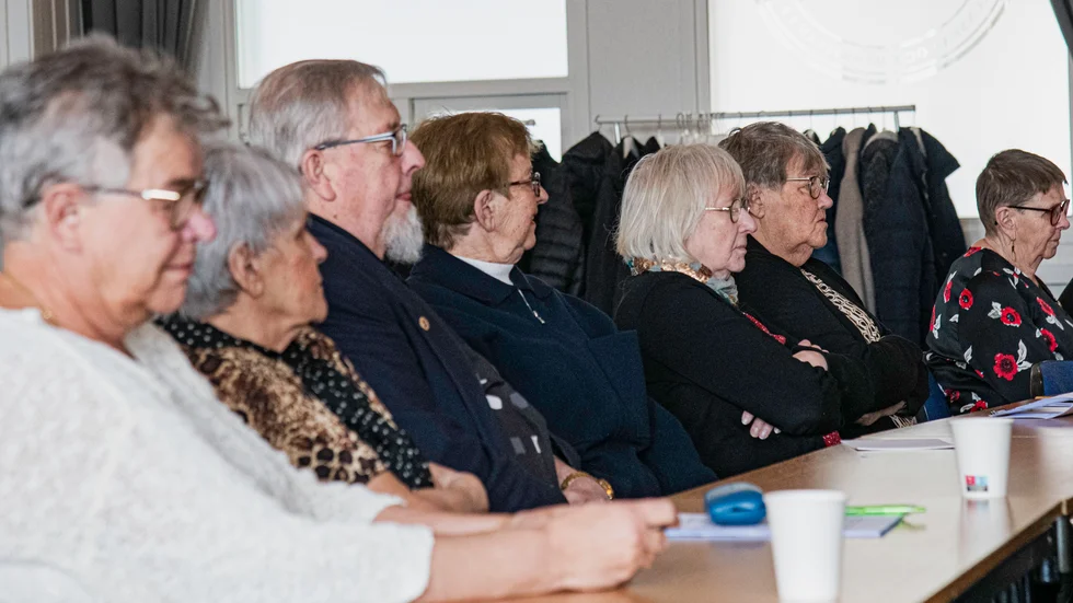 Deltagare vid årsmötet.