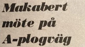Piteå-Tidningen 3 maj 1974.