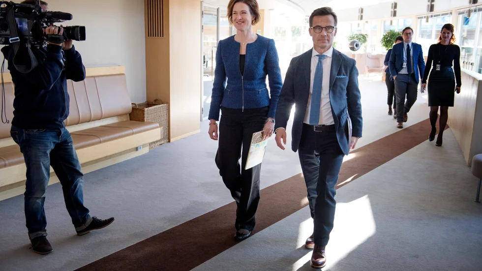 OMBYTTA ROLLER. 2016 var Anna Kinberg Batra Moderaternas partiledare, och Ulf Kristersson partiets ekonomisk-politiska talesperson.
