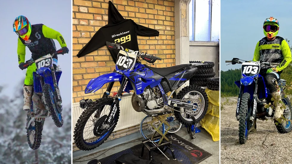 Han har lagt tid, pengar och kärlek på Yamahahojen. Love Hellqvist Solberg sörjer förlusten av den blå mc:n. Tjuvar bröt sig in i hans garage i Eldsund.