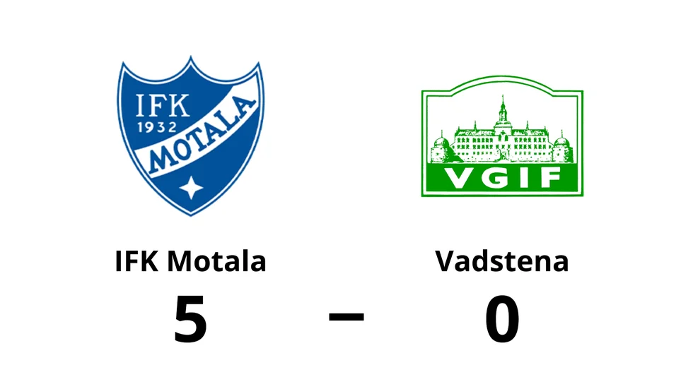 IFK Motala FK vann mot Vadstena GIF