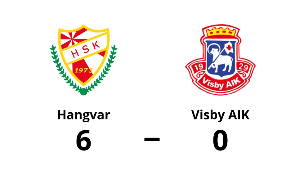 Hangvar SK vann mot Visby AIK