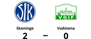 Förlust på bortaplan för Vadstena mot Skeninge