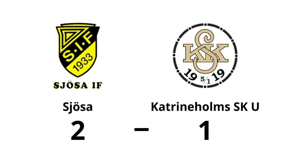 Sjösa IF vann mot Katrineholms SK U
