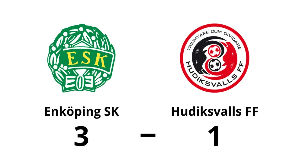 Enköpings SK FK vann mot Hudiksvalls FF