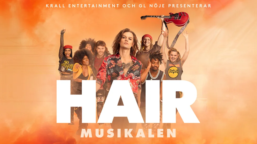 The musical "Hair" will be performed at Sara kulturhus on Friday and Saturday.