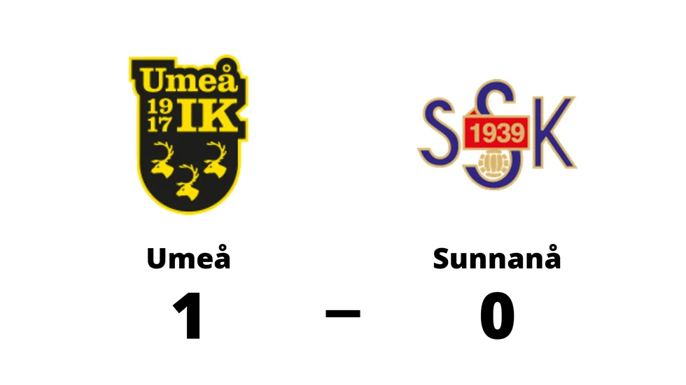 Umeå vann mot Sunnanå