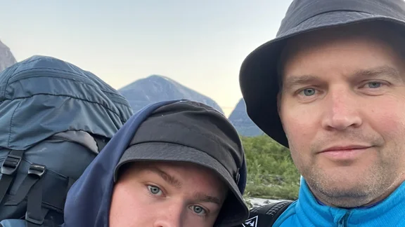 Hjärtat strejkade nära toppen av Kebnekaise: "Som ett boxarslag"
