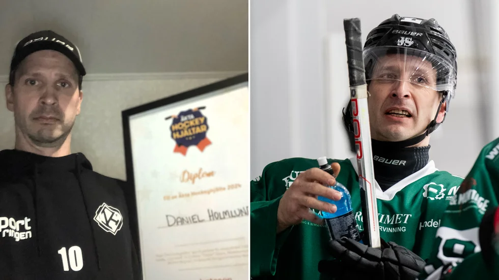 Daniel Holmlund, Rosvik IK ishockey, utsedd till en av årets hockeyhjältar av spelbolaget Betsson.