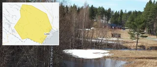 SMHI varnar för höga flöden i sydöstra Norrbotten