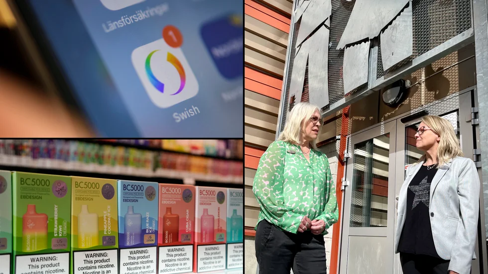 Eleverna utsätts för langning och penningtvätt via betaltjänsten Swish. Skolledningen på Björkskataskolan ser allvarligt på problematiken. "Vi har elever som bryter normer men vi vill vi inte använda ordet 'gäng' för att det blir stigmatiserande", säger rektorerna Elisabeth Landström och Helena Sjödin.