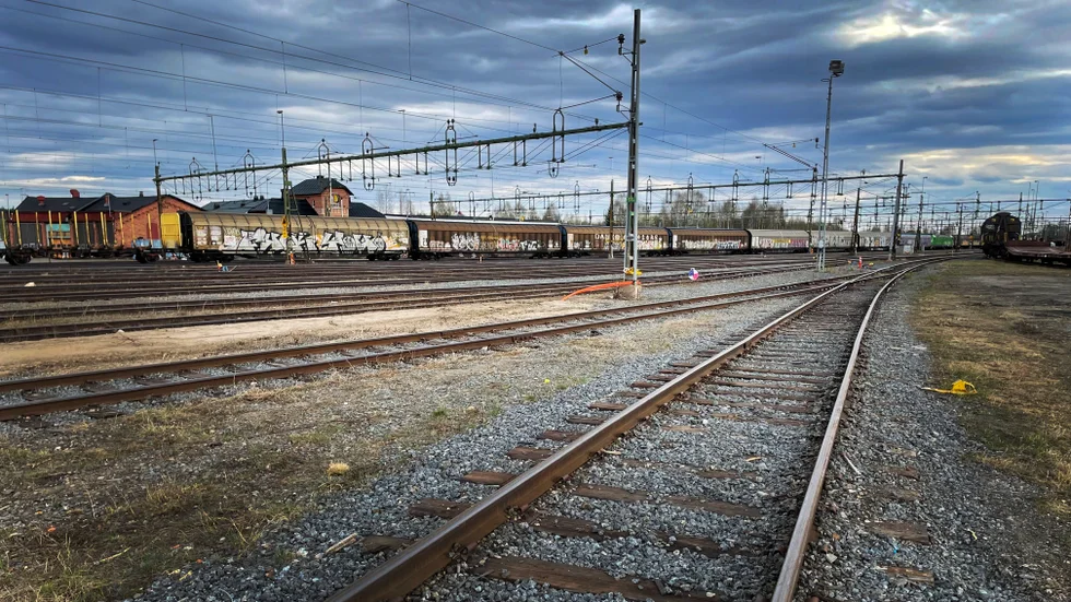 Bangården i Boden