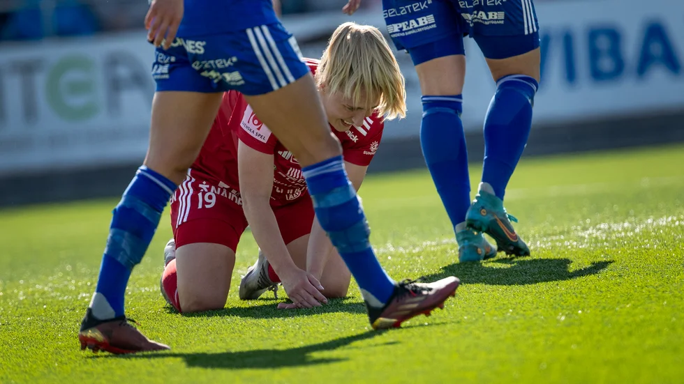 Emma Viklund och Piteå IF hade en tung söndag borta mot Vittsjö i damallsvenskan (Arkivbild)