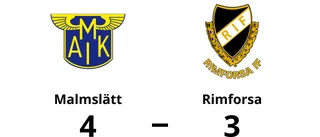 Teodor Birgersson het när Malmslätt vann