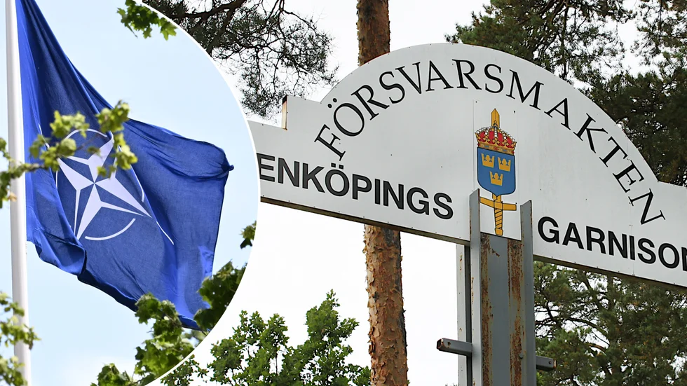 På ledningsregemenet i Enköping kommer inträdet i Nato att uppmärksammas med flagghissning och besök av statsråd under måndagen.
