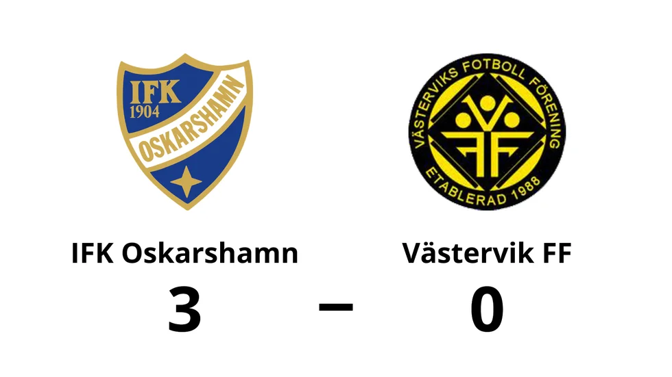 IFK Oskarshamn vann mot Västerviks FF