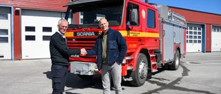 Jokkmokk skänkte brandbil till krigets Ukraina