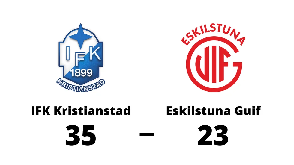 IFK Kristianstad vann mot Eskilstuna Guif