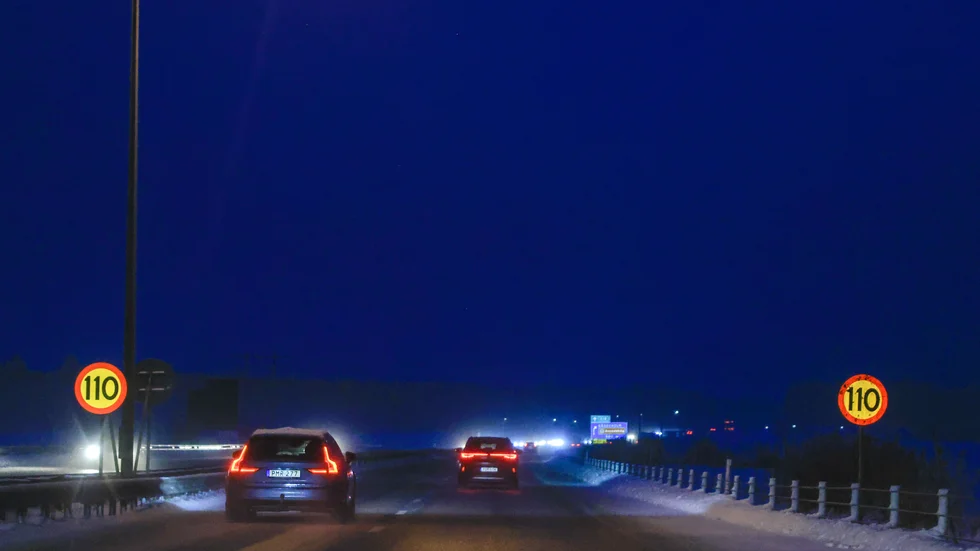 Trafiken mellan Västerås och Stockholm under juldagen 2023.