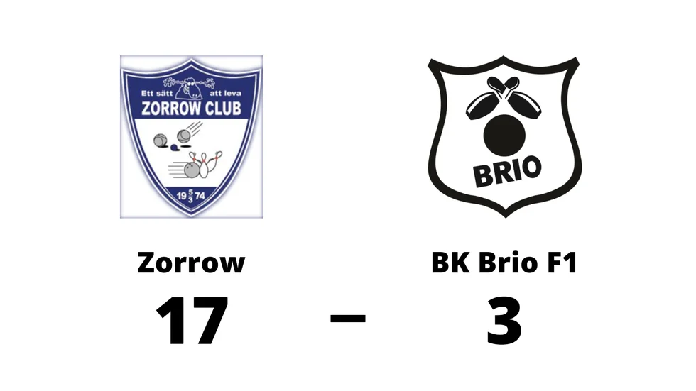 Zorrow Club vann mot BK Brio F1
