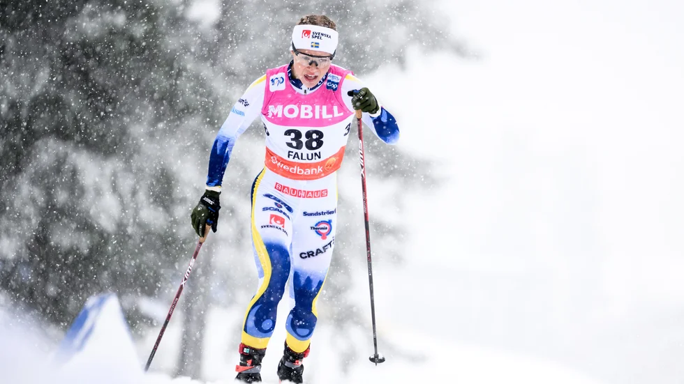 Jonna Sundling, Piteå Elit, var bästa svenska då världscupen körde 10 kilometer klassiskt i Falun.