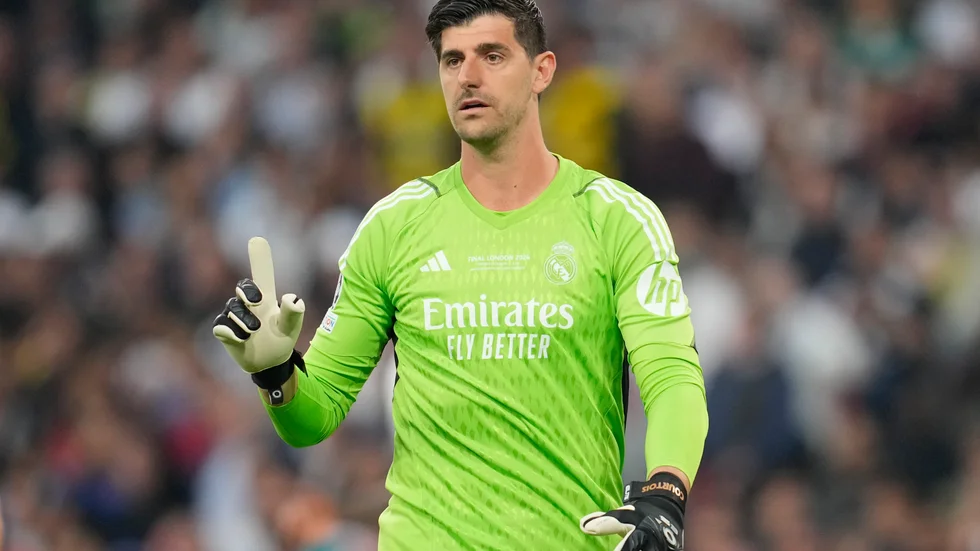Thibaut Courtois slutar i det belgiska landslaget, tills tränaren lämnar. Arkivbild.