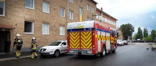 Brand i flerfamiljshus i centrala Boden