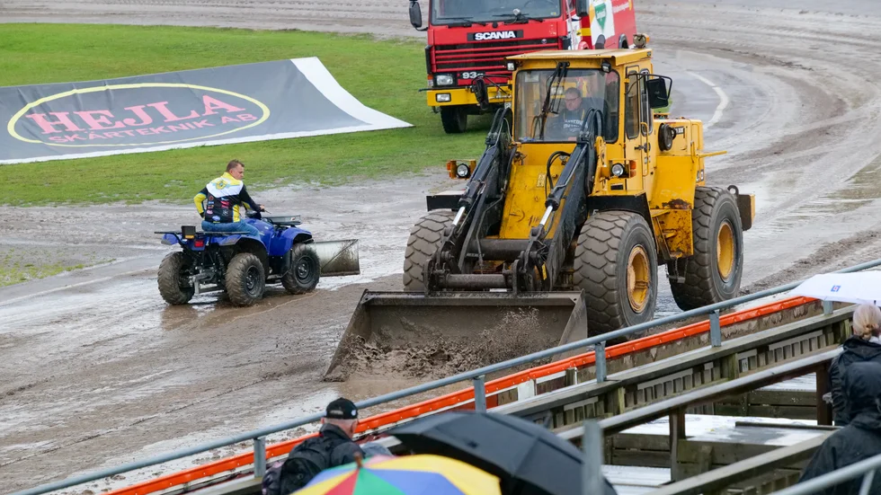 Bild före match Västervik Speedway - Lejonen