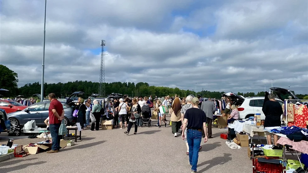 Loppislajv från Tuna park.