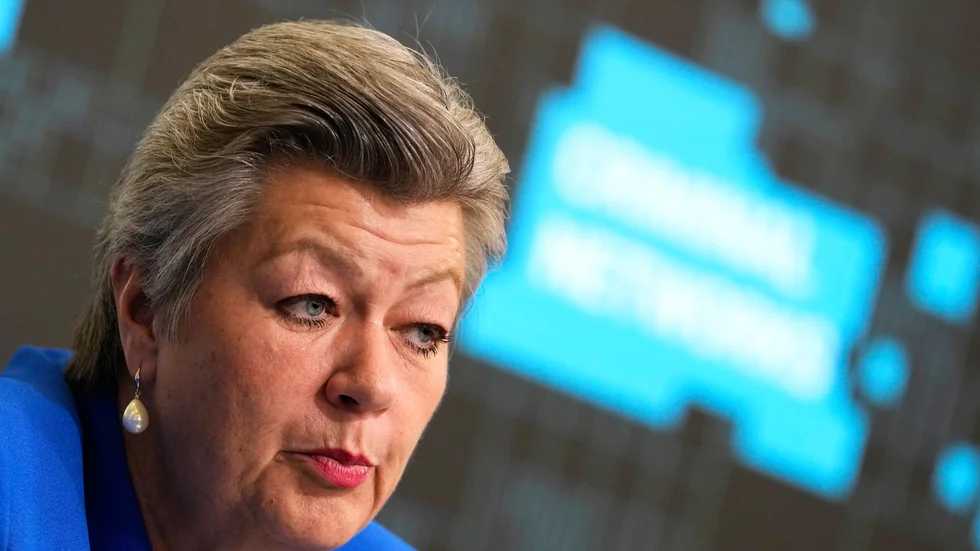 Ylva Johansson. Bild från i våras.