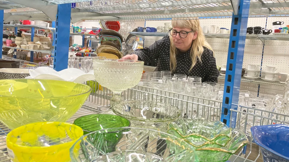 Ulrika Höök, enhetschef på Rondellen, ser emot att få öppna upp secondhandbutiken i nya lokaler på måndag.