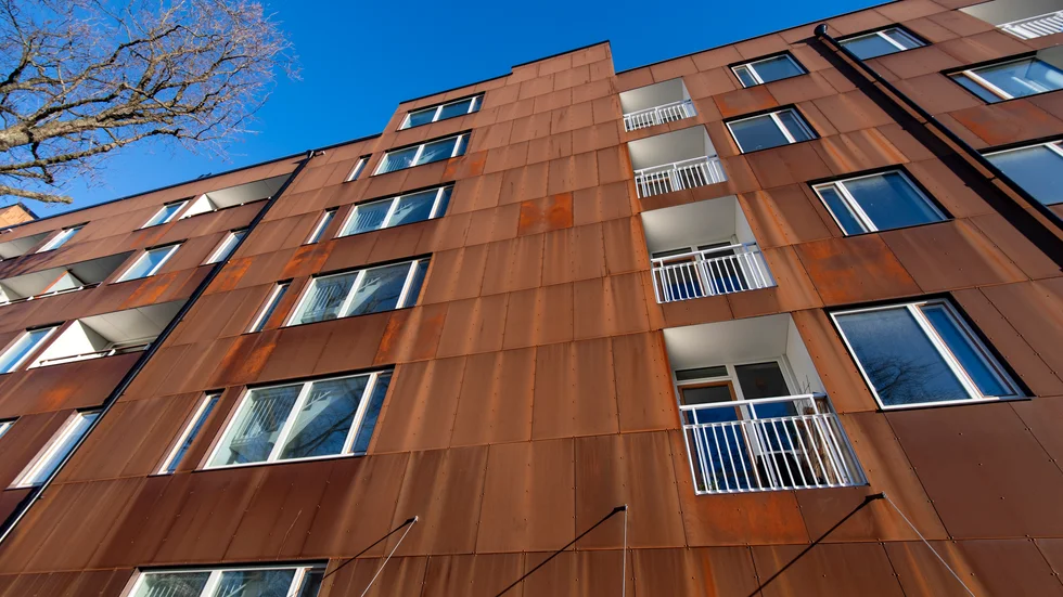 Rostiga huset i Malmö fick Kasper Kalkon-priset som årets fulaste år 2019.
