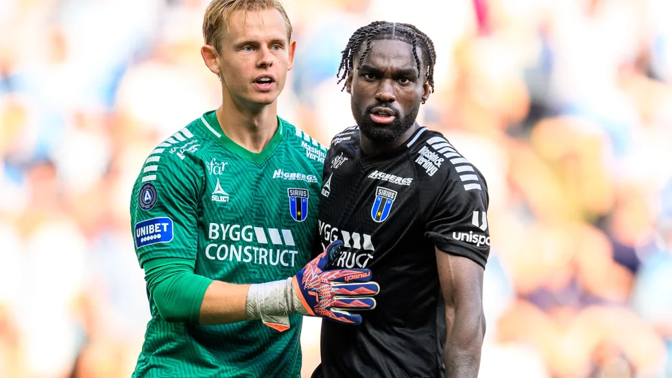 Jakob Tånnander och Patrick Nwadike.