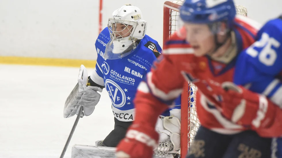 Jakob Axelsson och hans VSGF fick se sig besegrade av Lerum i match två. Nu väntar en helt avgörande match.