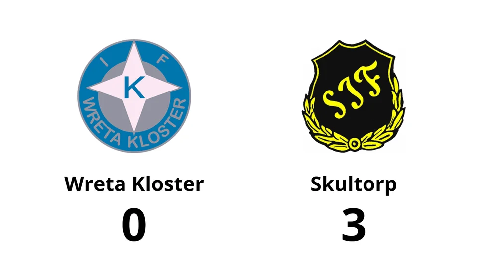 IFK Wreta Kloster förlorade mot Skultorp