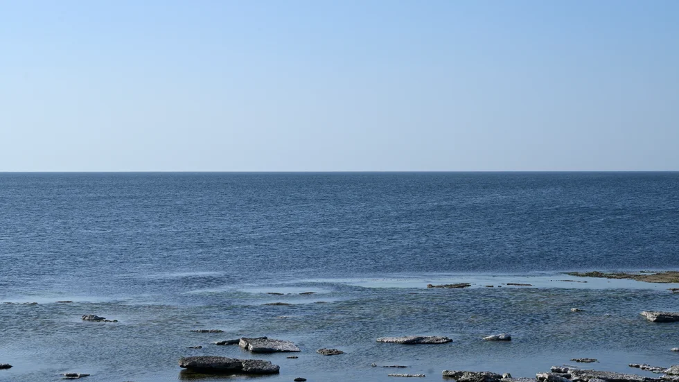 Östersjön sedd från Fårö.