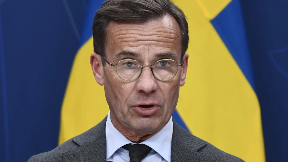 Statsminister Ulf Kristersson (M) vid ett tidigare tillfälle. Arkivbild.