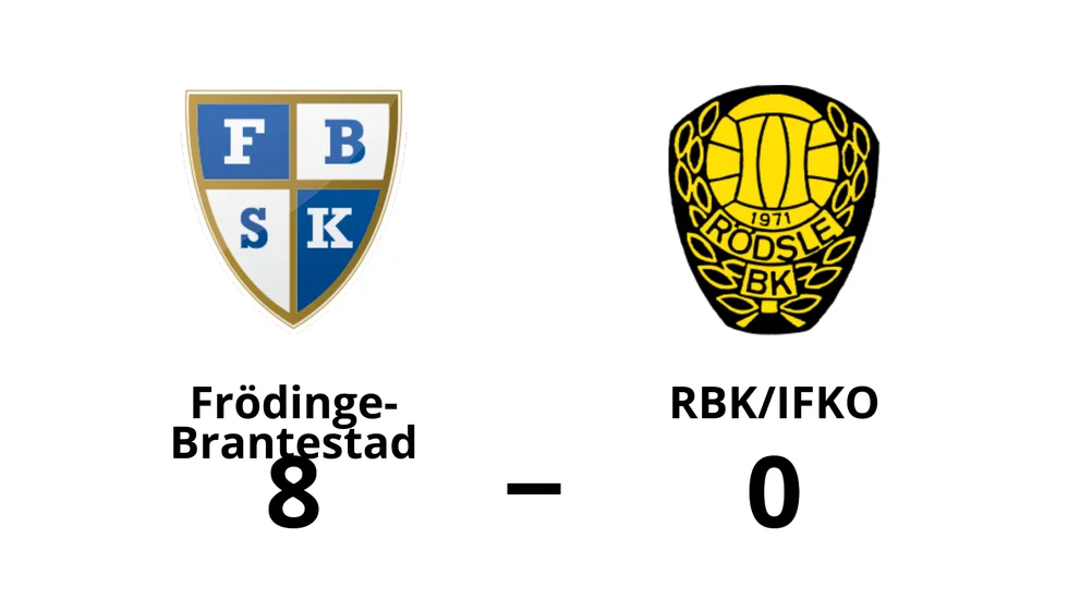 Frödinge-Brantestad vann mot RBK/IFKO