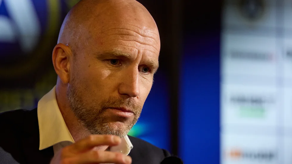 Malmös tränare Henrik Rydström uppges vara en av huvudkandidaterna till det vakanta managerjobbet i Brighton. Arkivbild.