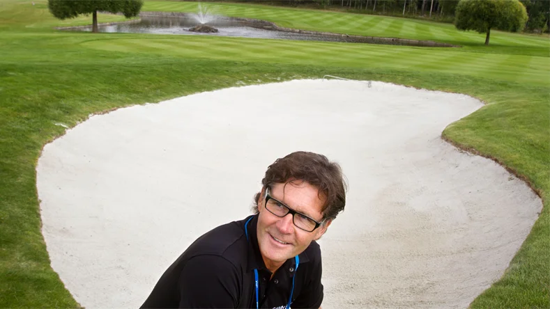 Björn Sturehed, klubbdirektör och VD på Landeryds golfklubb.