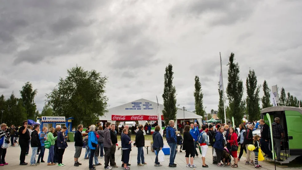 NOLIA. Ungefär 100 000 personer brukar besöka stora Noliamässan i Piteå.